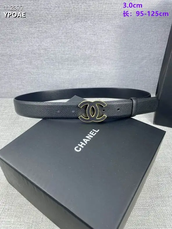 Chanel belt 30mmX95-125cm 8L (30)